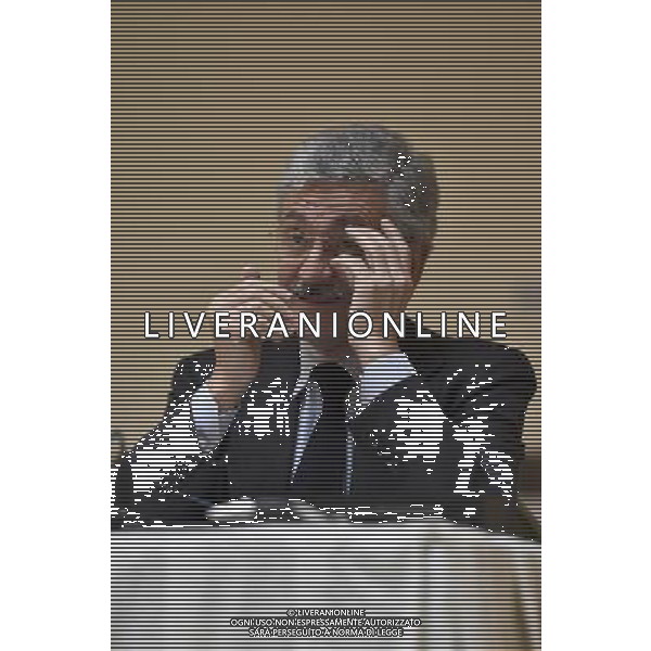 Roma - 27/11/2015 - Universita\' degli studi Guglielmo Marconi - Convegno sul tema dell\'immigrazione \'Io ho Paura\' - nella foto: Massimo D\'Alema /Ph. Corradetti - Ag. Aldo Liverani / AGENZIA ALDO LIVERANI SAS -