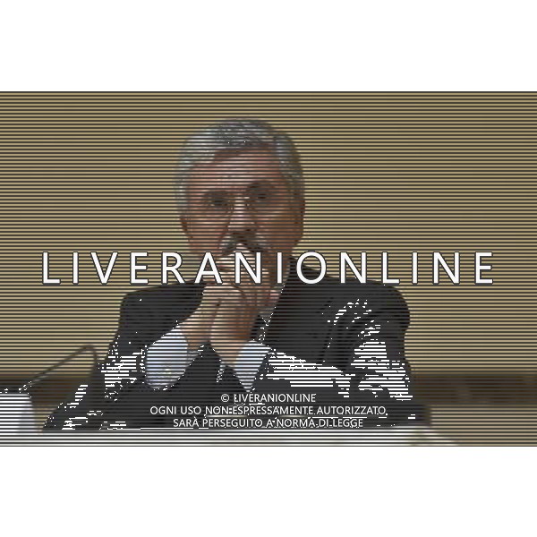 Roma - 27/11/2015 - Universita\' degli studi Guglielmo Marconi - Convegno sul tema dell\'immigrazione \'Io ho Paura\' - nella foto: Massimo D\'Alema /Ph. Corradetti - Ag. Aldo Liverani / AGENZIA ALDO LIVERANI SAS -
