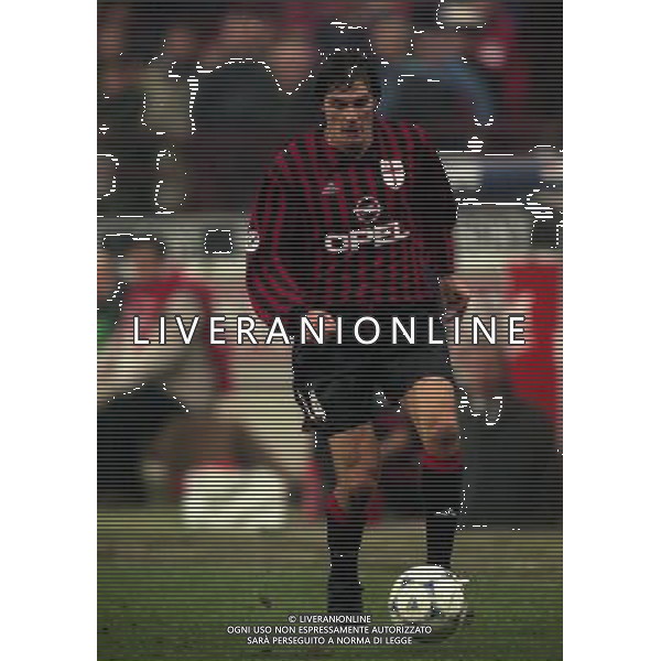 14-12-1999 MILAN ATALANTA COPPA ITALIA NELLA FOTO ANDREAS GUGLIELMINPIETRO AG ALDO LIVERANI SAS