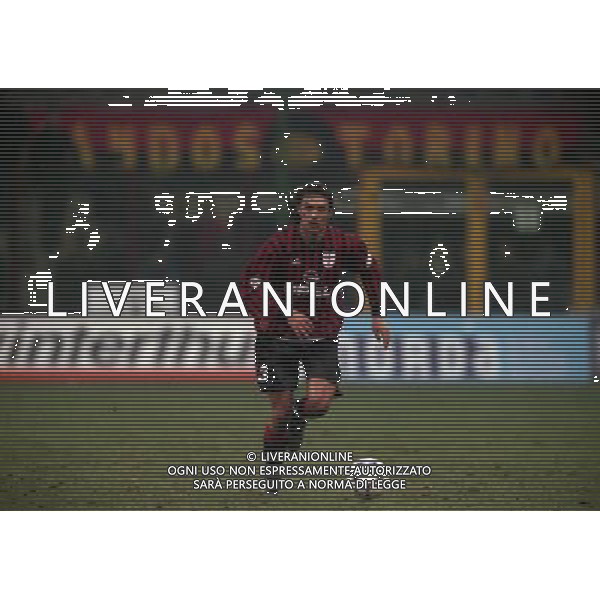 14-12-1999 MILAN ATALANTA COPPA ITALIA NELLA FOTO PAOLO MALDINI AG ALDO LIVERANI SAS