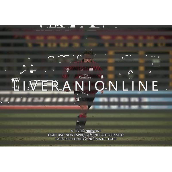 14-12-1999 MILAN ATALANTA COPPA ITALIA NELLA FOTO PAOLO MALDINI AG ALDO LIVERANI SAS