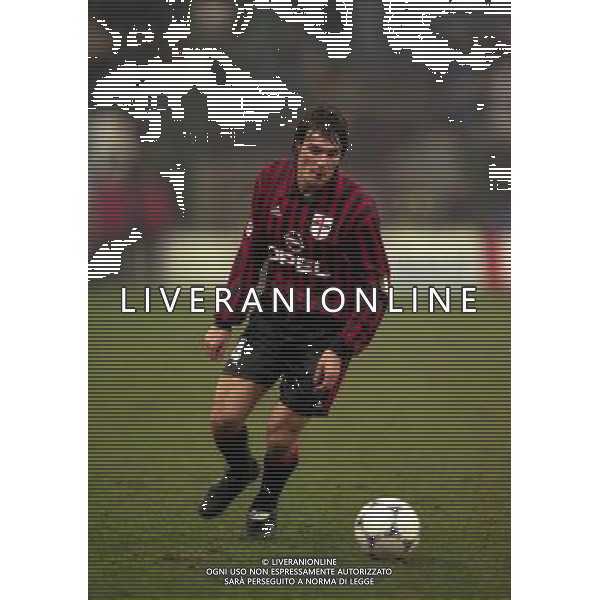 14-12-1999 MILAN ATALANTA COPPA ITALIA NELLA FOTO ANDREAS GUGLIELMINPIETRO AG ALDO LIVERANI SAS