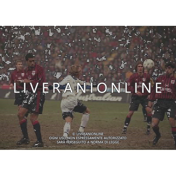 14-12-1999 MILAN ATALANTA COPPA ITALIA NELLA FOTO MARCO NAPPI AG ALDO LIVERANI SAS