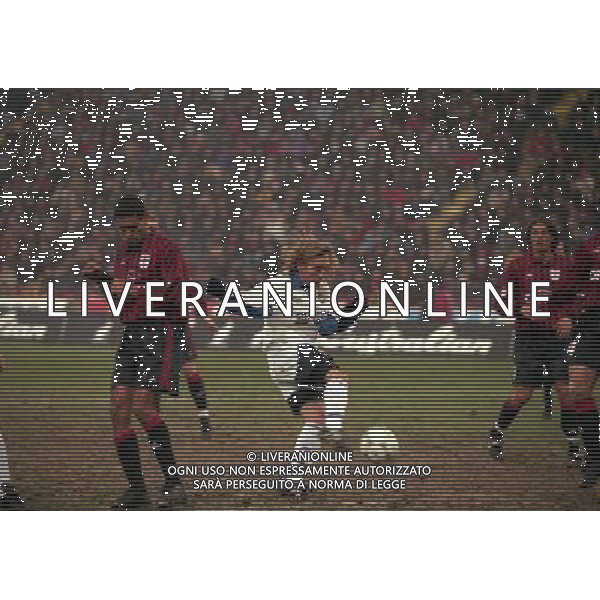 14-12-1999 MILAN ATALANTA COPPA ITALIA NELLA FOTO MARCO NAPPI AG ALDO LIVERANI SAS