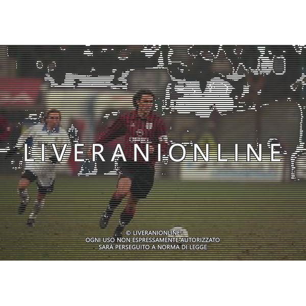 14-12-1999 MILAN ATALANTA COPPA ITALIA NELLA FOTO PAOLO MALDINI AG ALDO LIVERANI SAS