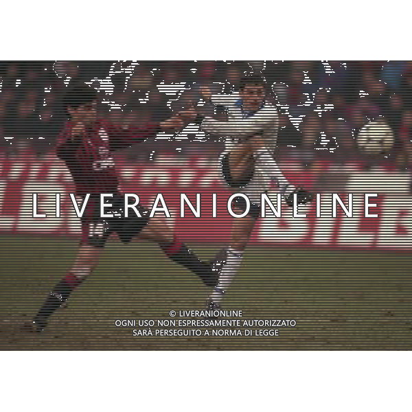 14-12-1999 MILAN ATALANTA COPPA ITALIA NELLA FOTO LUCIANO ZAURI AG ALDO LIVERANI SAS