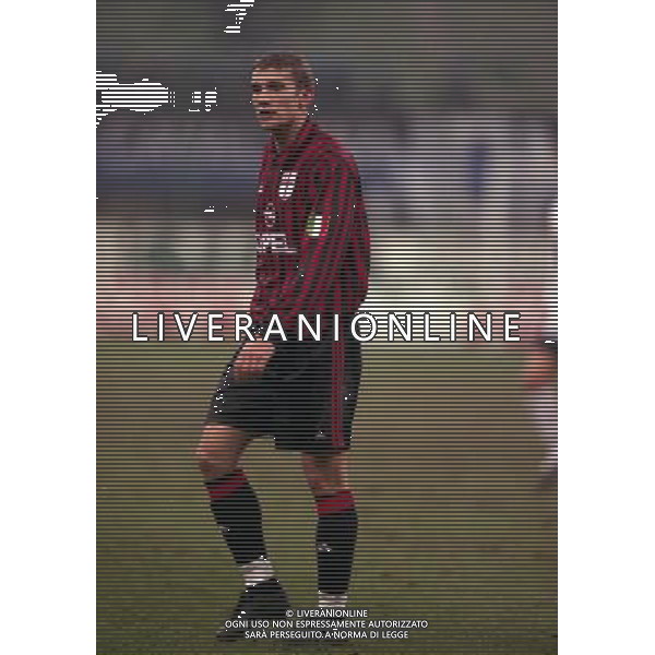 14-12-1999 MILAN ATALANTA COPPA ITALIA NELLA FOTO ANDRIY SHEVCHENKO AG ALDO LIVERANI SAS