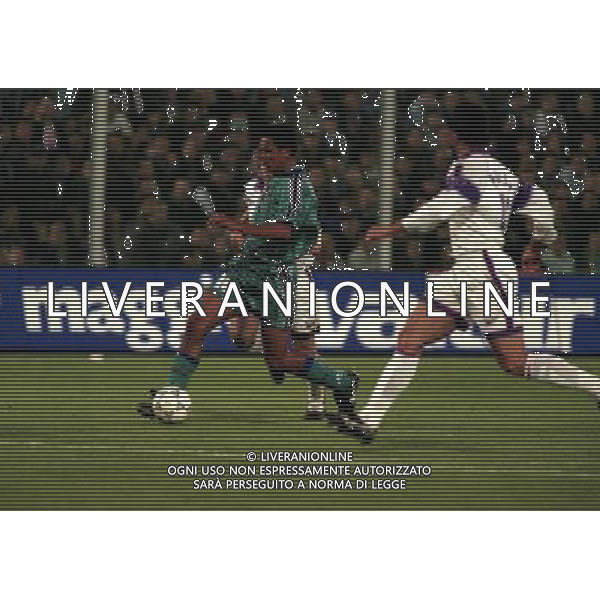24-04-1997 FIORENTINA BARCELLONA COPPA DELLE COPPE NELLA FOTO GIOVANNI AG ALDO LIVERANI SAS