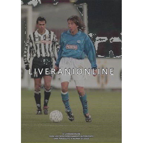 16-12-1999 TORINO COPPA ITALIA JUVENTUS NAPOLI NELLA FOTO CRISTIANO SCAPOLO AG ALDO LIVERANI SAS