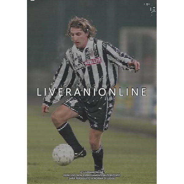 16-12-1999 TORINO COPPA ITALIA JUVENTUS NAPOLI NELLA FOTO JONATHAN BACHINI AG ALDO LIVERANI SAS