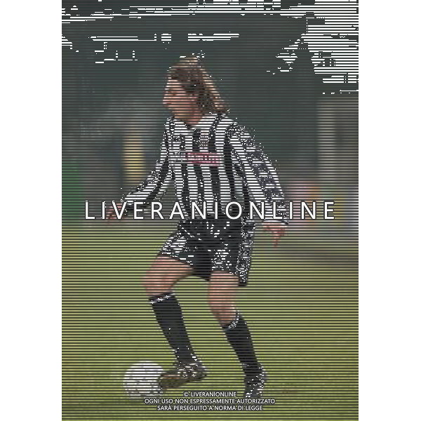 16-12-1999 TORINO COPPA ITALIA JUVENTUS NAPOLI NELLA FOTO JONATHAN BACHINI AG ALDO LIVERANI SAS