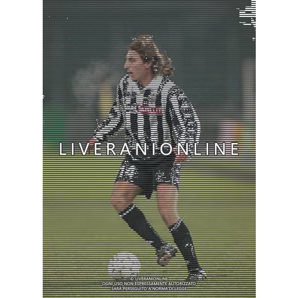 16-12-1999 TORINO COPPA ITALIA JUVENTUS NAPOLI NELLA FOTO JONATHAN BACHINI AG ALDO LIVERANI SAS