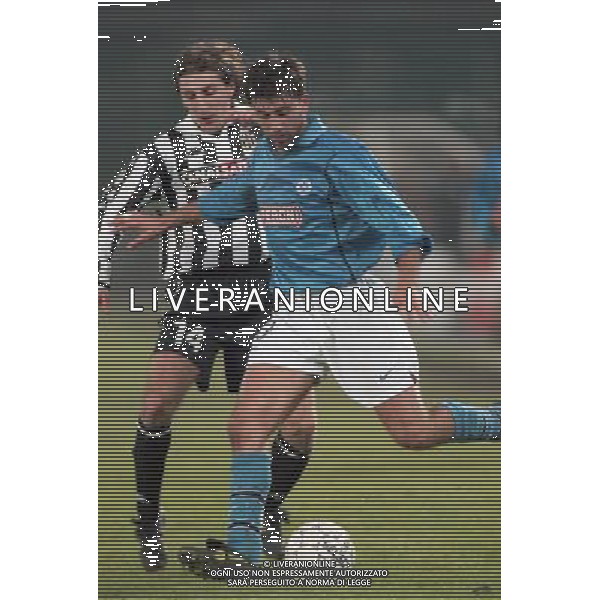 16-12-1999 TORINO COPPA ITALIA JUVENTUS NAPOLI NELLA FOTO STEFANO LOMBARDI AG ALDO LIVERANI SAS