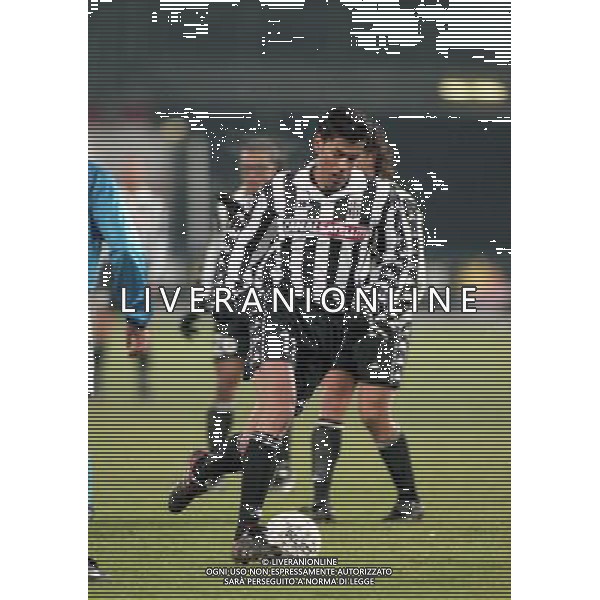 16-12-1999 TORINO COPPA ITALIA JUVENTUS NAPOLI NELLA FOTO DANIEL FONSECA AG ALDO LIVERANI SAS