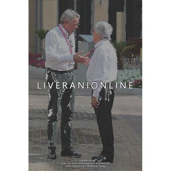 Bernie Ecclestone (GBR). 28.11.2015. Formula 1 World Championship, Rd 19, Abu Dhabi Grand Prix, Yas Marina Circuit, Abu Dhabi, Qualifying Day. AG ALDO LIVERANI SAS ONLY ITALY