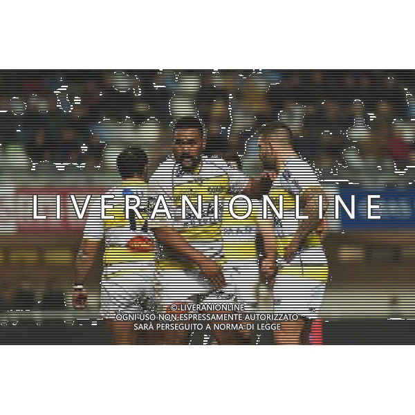 Uini Atonio - 27.11.2015 - Montpellier / La Rochelle - 9e journee de Top 14 Photo : Alexandre Dimou / Icon Sport AG ALDO LIVERANI SAS ONLY ITALY