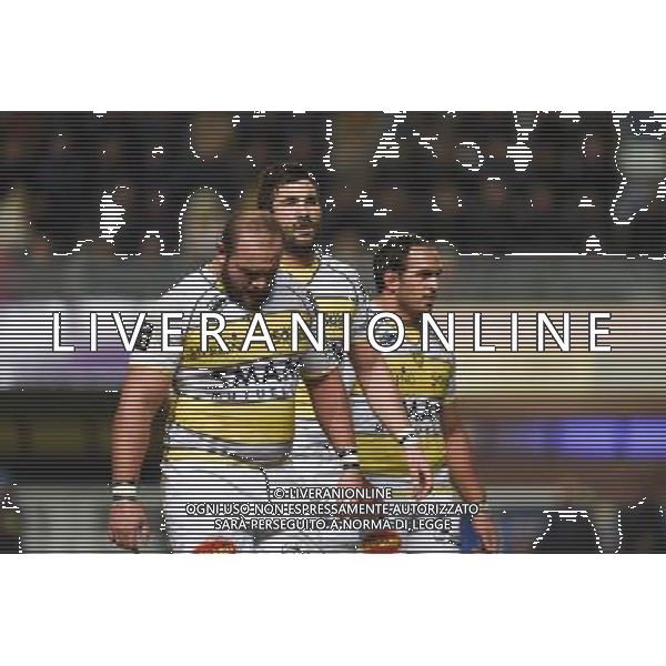 Kevin Gourdon - 27.11.2015 - Montpellier / La Rochelle - 9e journee de Top 14 Photo : Alexandre Dimou / Icon Sport AG ALDO LIVERANI SAS ONLY ITALY