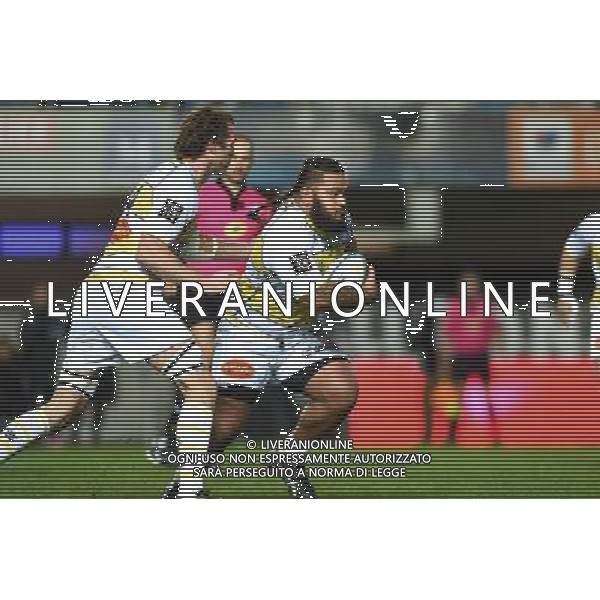 Vincent Pelo - 27.11.2015 - Montpellier / La Rochelle - 9e journee de Top 14 Photo : Alexandre Dimou / Icon Sport AG ALDO LIVERANI SAS ONLY ITALY