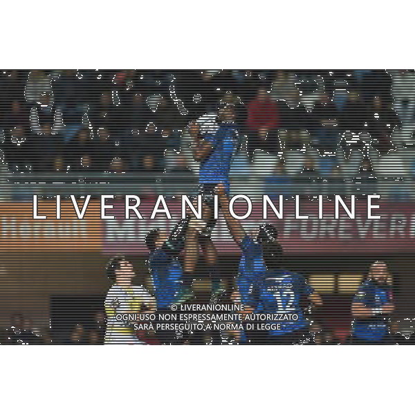 Fulgence Ouedraogo - 27.11.2015 - Montpellier / La Rochelle - 9e journee de Top 14 Photo : Alexandre Dimou / Icon Sport AG ALDO LIVERANI SAS ONLY ITALY