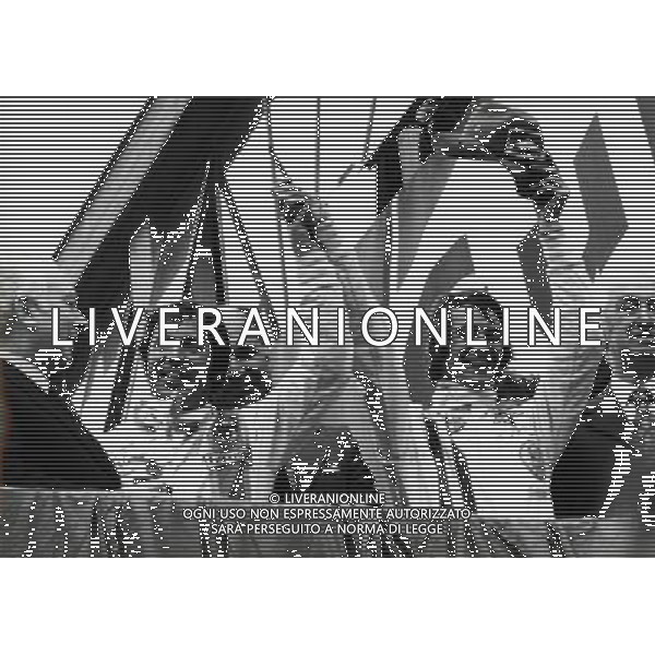 ARTURIO (ARTURO) MERZARIO PILOTA AUTOMOBILISTICO ITALIANO CON MARIO ANDRETTI - RETROSPETTIVA ©ARCHIVIO/AGENZIA ALDO LIVERANI SAS