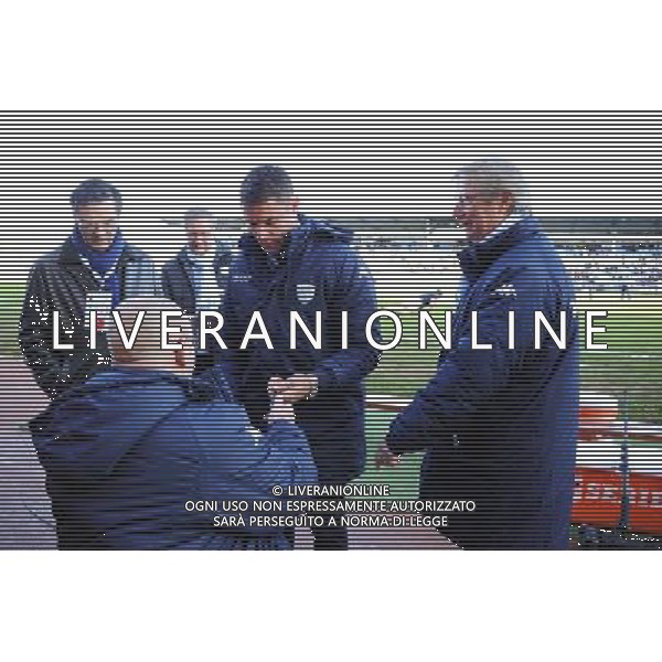 Dan CARTER / Jacky LORENZETTI - 28.11.2015 - Racing 92 / Toulouse - 9eme journee Top 14 Photo : Nolwenn Le Gouic / Icon Sport AG ALDO LIVERANI SAS ONLY ITALY