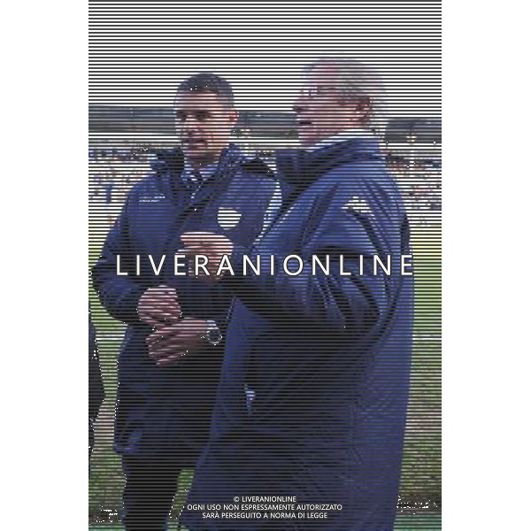 Dan CARTER / Jacky LORENZETTI - 28.11.2015 - Racing 92 / Toulouse - 9eme journee Top 14 Photo : Nolwenn Le Gouic / Icon Sport AG ALDO LIVERANI SAS ONLY ITALY