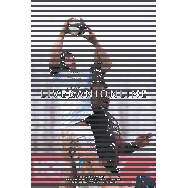 Wenceslas LAURET / Iosefa TEKORI - 28.11.2015 - Racing 92 / Stade Toulousain - 9eme journee Top 14 Photo : Nolwenn Le Gouic / Icon Sport AG ALDO LIVERANI SAS ONY ITALY