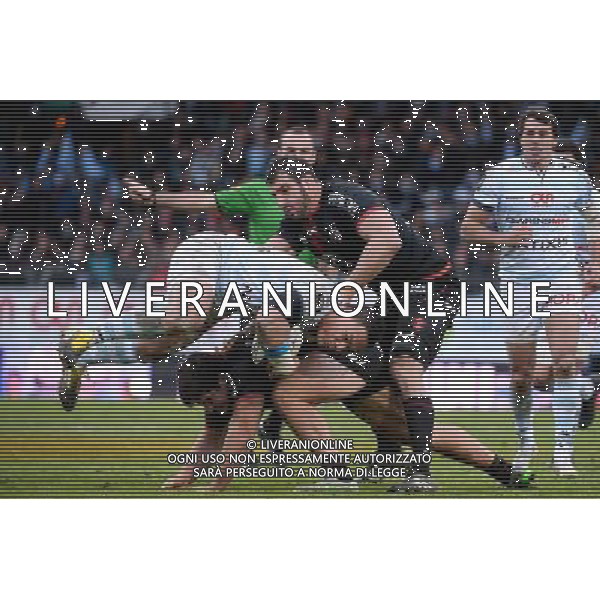 Chris MASOE / Yoann MAESTRI - 28.11.2015 - Racing 92 / Stade Toulousain - 9eme journee Top 14 Photo : Nolwenn Le Gouic / Icon Sport AG ALDO LIVERANI SAS ONY ITALY