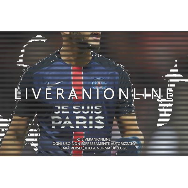 illustration maillot PSG / JE SUIS PARIS - 28.11.2015 - PSG / Troyes - 15eme journee de Ligue 1 Photo : Andre Ferreira / Icon Sport AG ALDO LIVERANI SAS ONLY ITALY