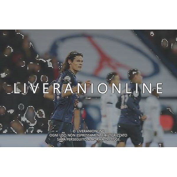 joie PSG / Edinson Cavani - 28.11.2015 - PSG / Troyes - 15eme journee de Ligue 1 Photo : Andre Ferreira / Icon Sport AG ALDO LIVERANI SAS ONLY ITALY