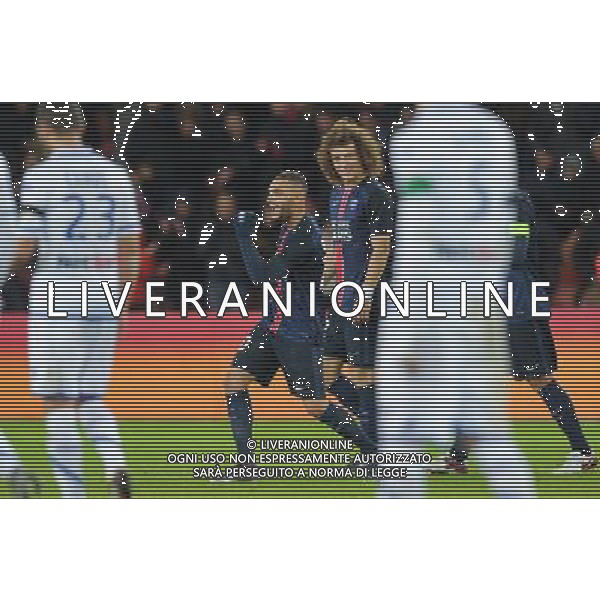 joie PSG / Layvin Kurzawa - 28.11.2015 - PSG / Troyes - 15eme journee de Ligue 1 Photo : Andre Ferreira / Icon Sport AG ALDO LIVERANI SAS ONLY ITALY