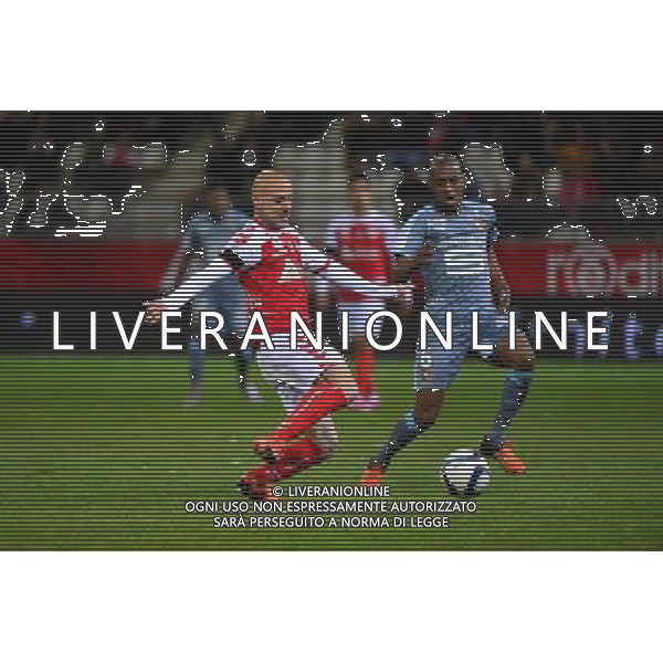 Jaba KANKAVA / Gelson FERNANDES - 28.11.2015 - Reims / Rennes - 15eme journee de Ligue 1 Photo: Dave Winter / Icon Sport AG ALDO LIVERANI SAS ONLY ITALY