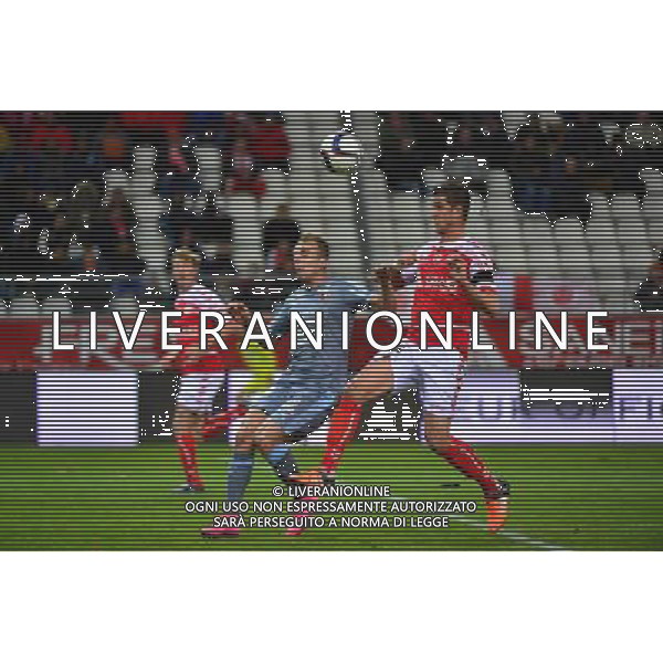 Anthony WEBER / Kamil GROSICKI - 28.11.2015 - Reims / Rennes - 15eme journee de Ligue 1 Photo: Dave Winter / Icon Sport AG ALDO LIVERANI SAS ONLY ITALY