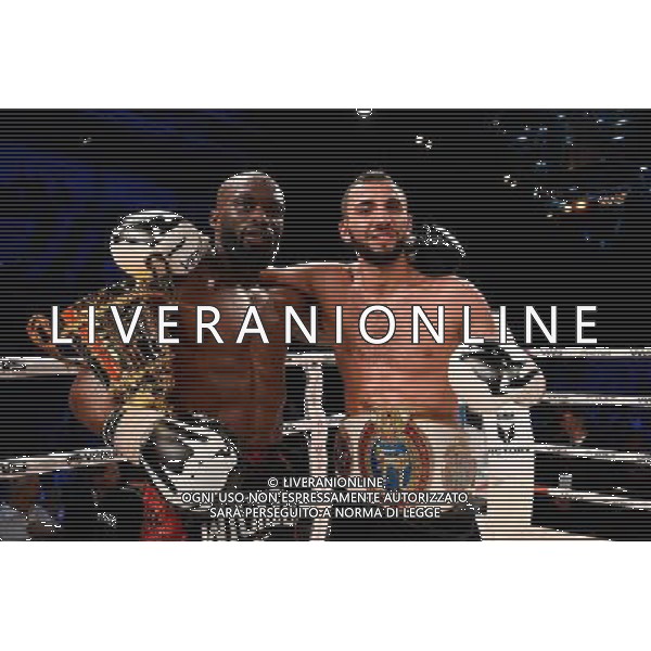 Chingiz ALLAZOV / Djime COULIBALY - 29.11.2015 - Victory World Series - Levallois Photo : Nolwenn Le Gouic / Icon Sport AG ALDO LIVERANI SAS ONLY ITALY