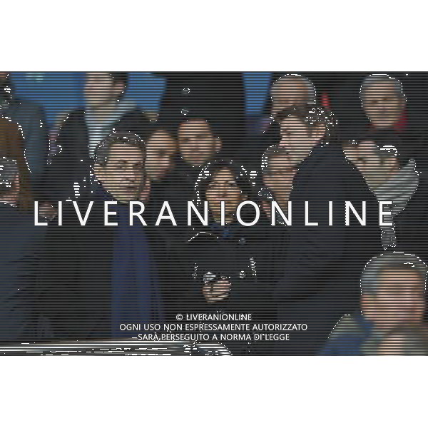 Nicolas Sarkozy / Anne Hidalgo / Francois Baroin - 28.11.2015 - PSG / Troyes - 15eme journee de Ligue 1 Photo : Andre Ferreira / Icon Sport AG ALDO LIVERANI SAS ONLY ITALY