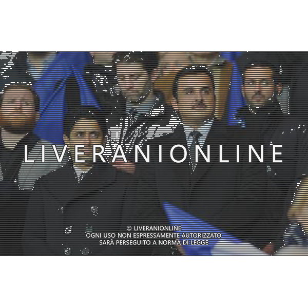 Nasser Al Khelaifi / Tamim ben Hamad Al Thani - 28.11.2015 - PSG / Troyes - 15eme journee de Ligue 1 Photo : Andre Ferreira / Icon Sport AG ALDO LIVERANI SAS ONLY ITALY