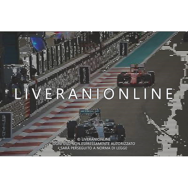 Lewis Hamilton (GBR) Mercedes AMG F1 W06. 29.11.2015. Formula 1 World Championship, Rd 19, Abu Dhabi Grand Prix, Yas Marina Circuit, Abu Dhabi, Race Day. AG ALDO LIVERANI SAS ONLY ITALY