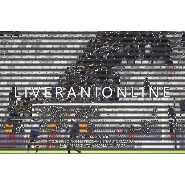 les Supporters de Bordeaux partent avant la fin du match - 29.11.2015 - Bordeaux / Caen - 15eme journee de Ligue 1 Photo : Manuel Blondeau / Icon Sport AG ALDO LIVERANI SAS ONLY ITALY