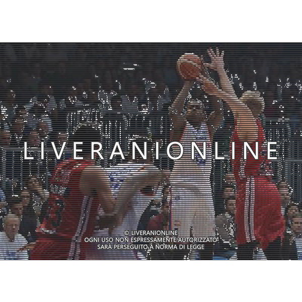 Beko Lega Basket Serie A 2015/2016 Giornata 9 Cucciago (CO) - 29.11.2015 Acqua Vitasnella Cantu\'-EA7 Emporio Armani Milano Nella Foto:abass /Ph.Vitez-Ag. Aldo Liverani