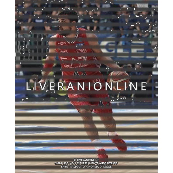 Beko Lega Basket Serie A 2015/2016 Giornata 9 Cucciago (CO) - 29.11.2015 Acqua Vitasnella Cantu\'-EA7 Emporio Armani Milano Nella Foto:Simon Krunoslav /Ph.Vitez-Ag. Aldo Liverani