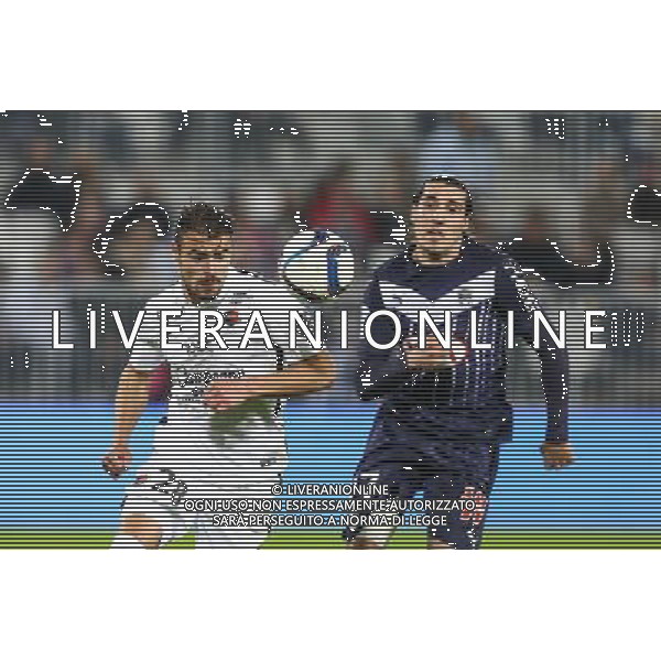 Damien Da Silva / Enzo Crivelli - 29.11.2015 - Bordeaux / Caen - 15eme journee de Ligue 1 Photo : Manuel Blondeau / Icon Sport AG ALDO LIVERANI SAS ONLY ITALY