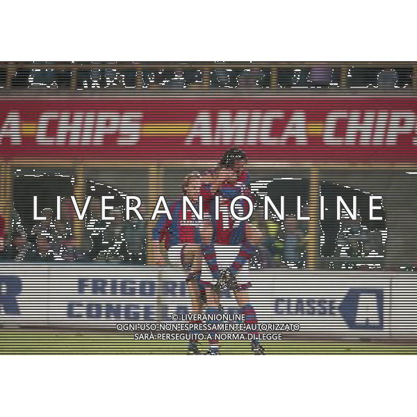 21-04-1999 SEMIFINALE DI COPPA UEFA BOLOGNA-MARSIGLIA NELLA FOTO ABBRACCI BOLOGNA AG ALDO LIVERANI SAS