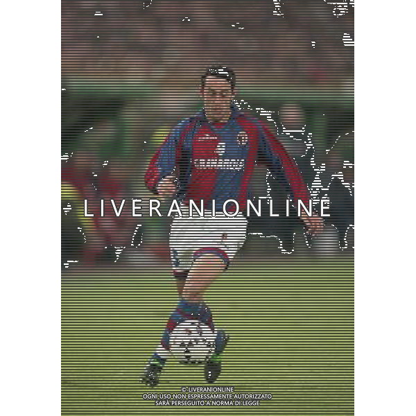 21-04-1999 SEMIFINALE DI COPPA UEFA BOLOGNA-MARSIGLIA NELLA FOTO ALESSANDRO RINALDI AG ALDO LIVERANI SAS