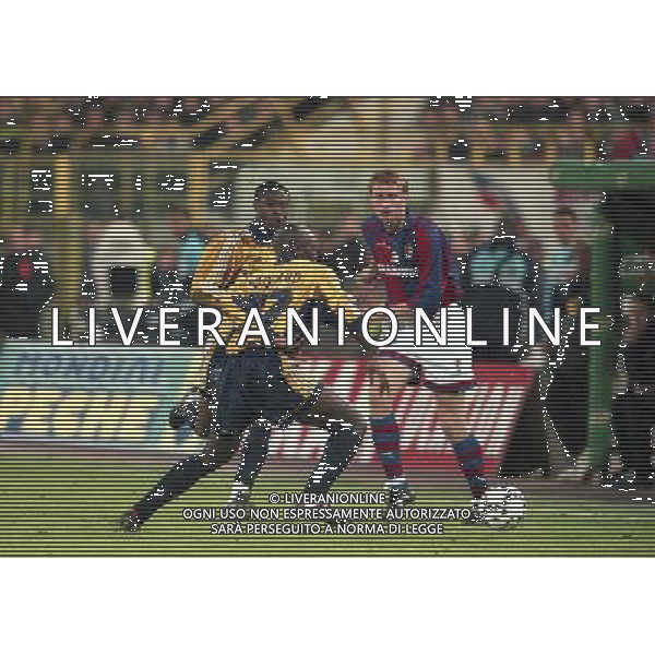 21-04-1999 SEMIFINALE DI COPPA UEFA BOLOGNA-MARSIGLIA NELLA FOTO KENNET ANDERSSON AG ALDO LIVERANI SAS