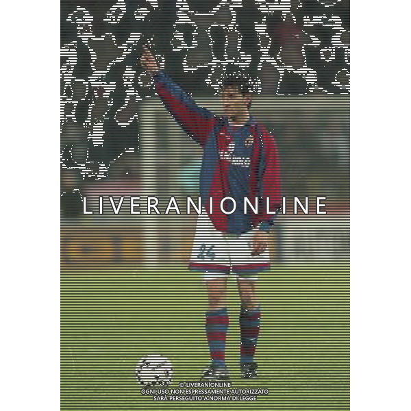 21-04-1999 SEMIFINALE DI COPPA UEFA BOLOGNA-MARSIGLIA NELLA FOTO AMEDEO MANGONE AG ALDO LIVERANI SAS