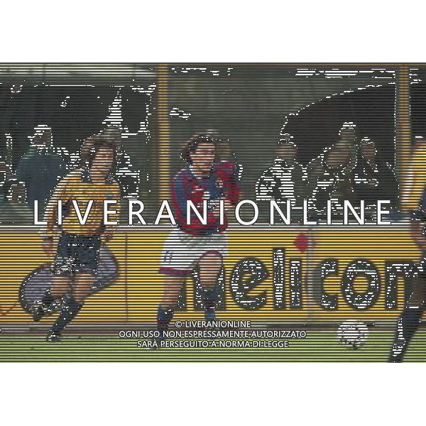 21-04-1999 SEMIFINALE DI COPPA UEFA BOLOGNA-MARSIGLIA NELLA FOTO JONATHAN BINOTTO AG ALDO LIVERANI SAS