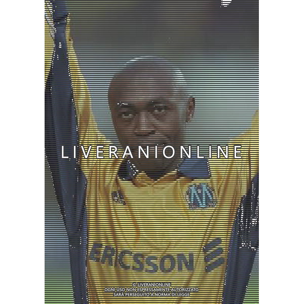 21-04-1999 SEMIFINALE DI COPPA UEFA BOLOGNA-MARSIGLIA NELLA FOTO CIRYL DOMOROUD AG ALDO LIVERANI SAS