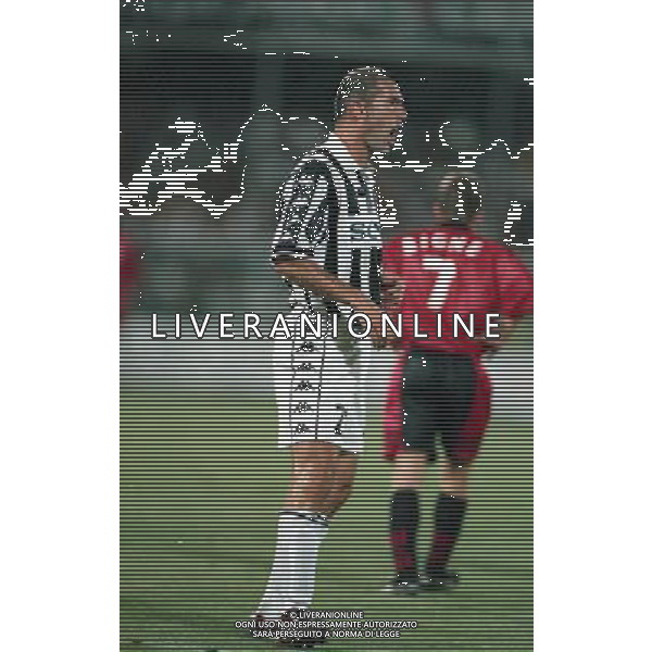 CESENA 01-08-1999 COPPA INTERTOTO JUVENTUS RENNES NELLA FOTO ZINEDINE ZIDANE AG ALDO LIVERANI SAS