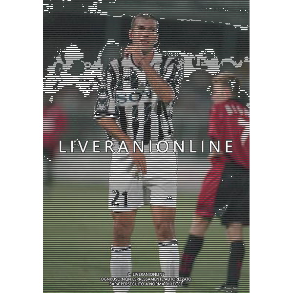 CESENA 01-08-1999 COPPA INTERTOTO JUVENTUS RENNES NELLA FOTO ZINEDINE ZIDANE AG ALDO LIVERANI SAS