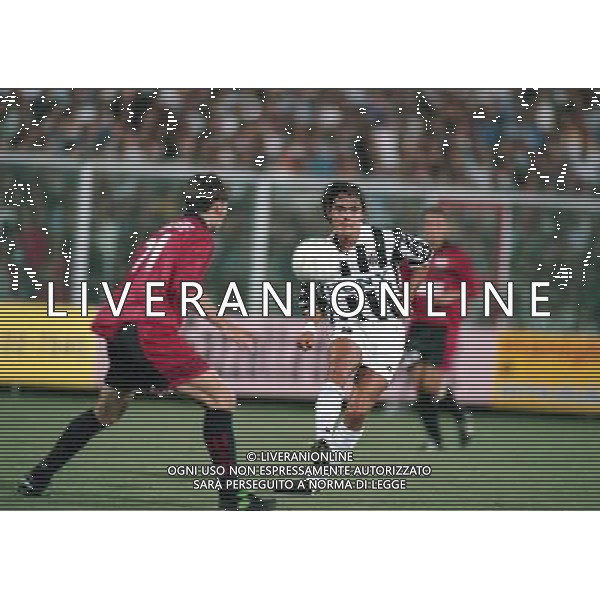 CESENA 01-08-1999 COPPA INTERTOTO JUVENTUS RENNES NELLA FOTO FILIPPO INZAGHI AG ALDO LIVERANI SAS